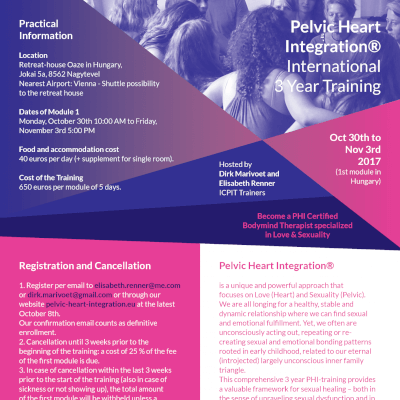 Internationale 3-Jarige Opleiding in Pelvic-Heart Integration®